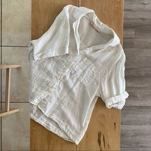 Rachael Harrah Linen Shirt, S